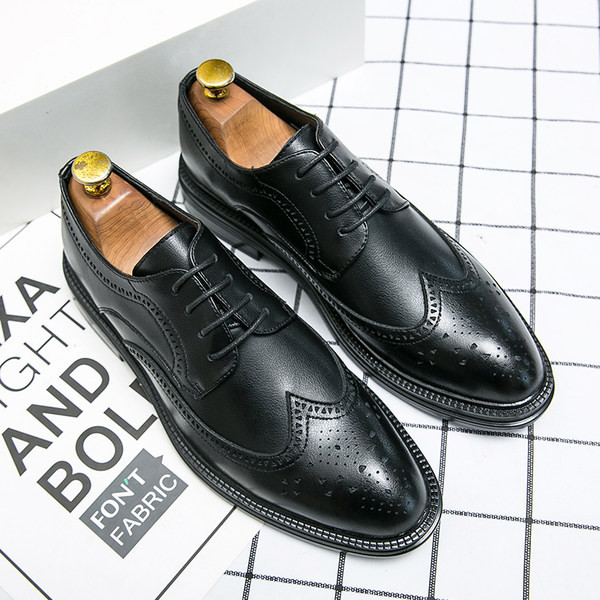 Meeste nahkkingad paeltega - hingavad