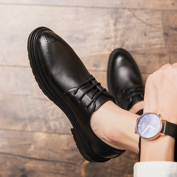 Tavalised meeste pidulikud kingad - ökonahk