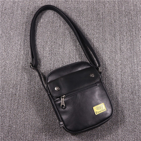 Jauna modeļa vīriešu soma ar eko ādas rāvējslēdzēju