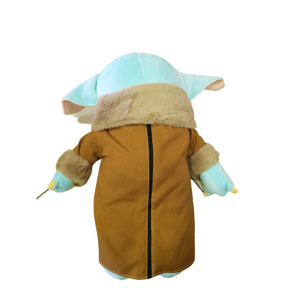 Играчка,Плюшена,Син/Кафяв,Baby Yoda,37 см.