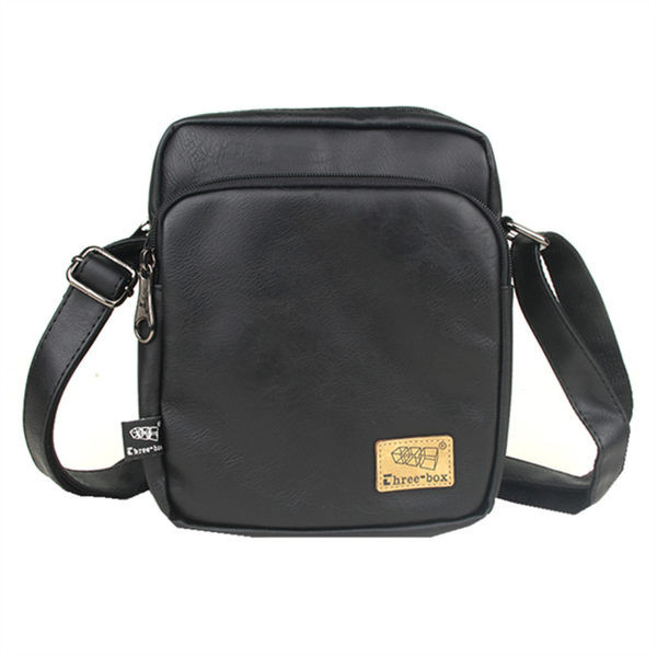 Jauna modeļa vīriešu soma no eko ādas pār plecu