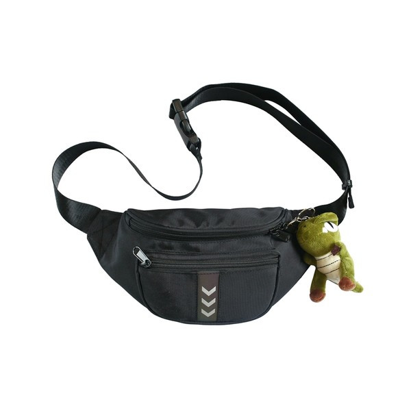 Textiltáska punk cipzárral