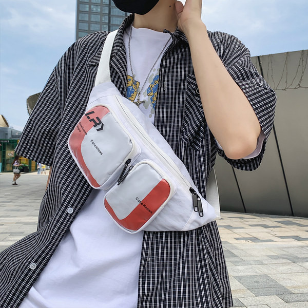 Ikdienas plecu soma ar kabatām un rāvējslēdzējiem