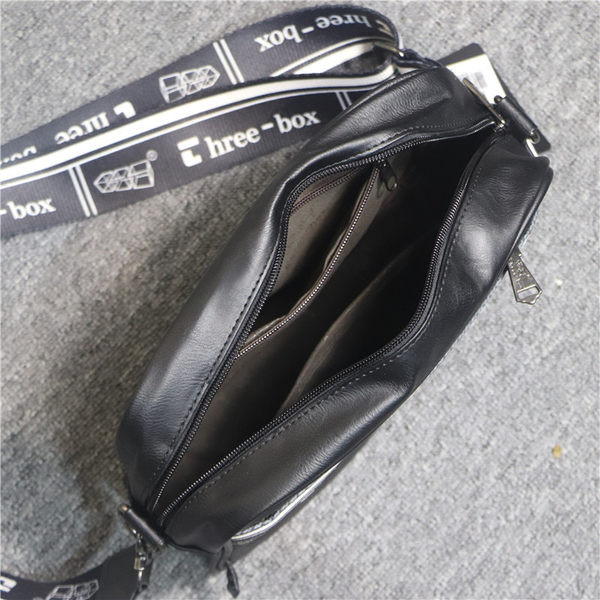 Ikdienas vīriešu mākslīgās ādas plecu soma