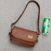 Vīriešu ikdienas soma no eko ādas ar metāla aizdari