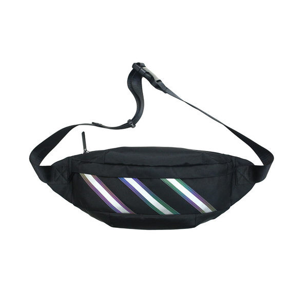 Vīriešu punk tipa tekstila soma ar rāvējslēdzēju