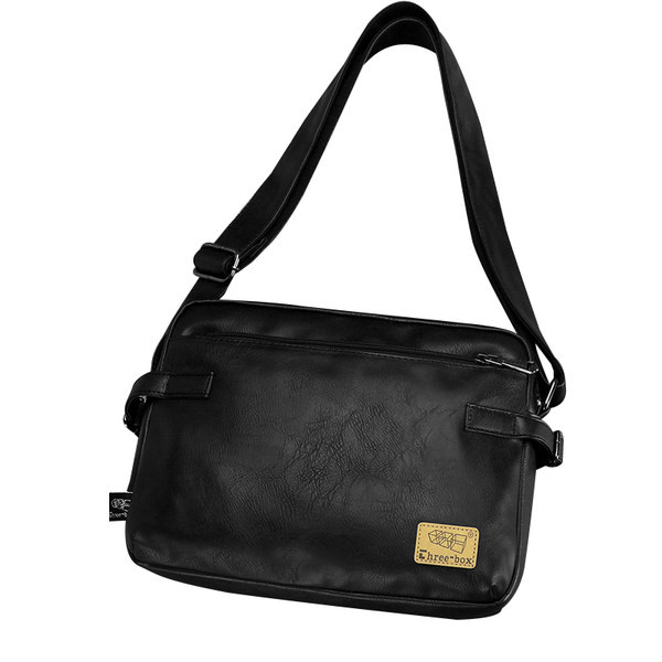 Meeste nahast õlakott ja pikk reguleeritav käepide