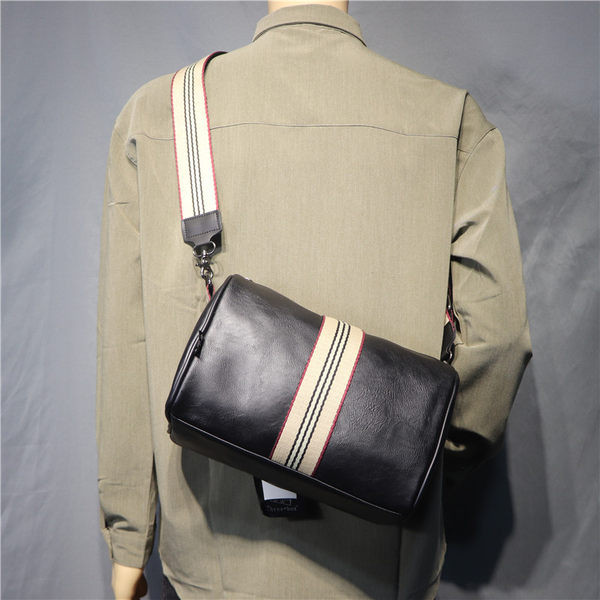 Vabaaja nahast meeste õlakott