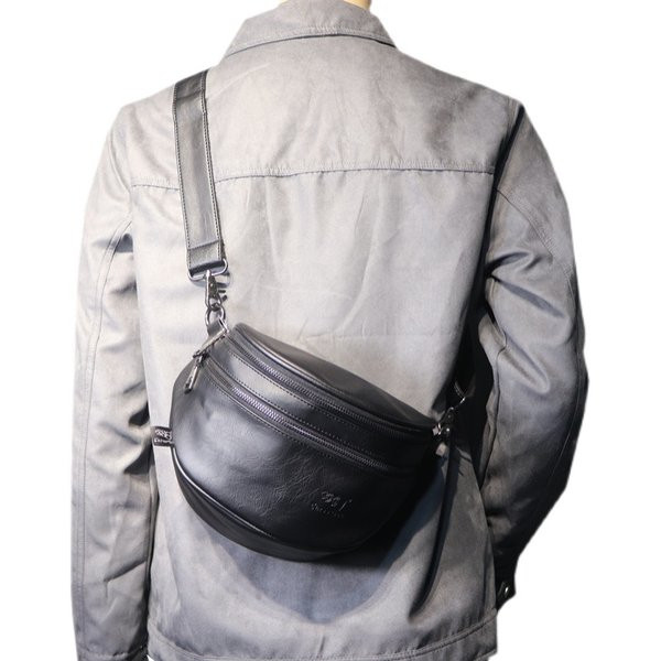 Moderna vīriešu soma ar vairākiem nodalījumiem