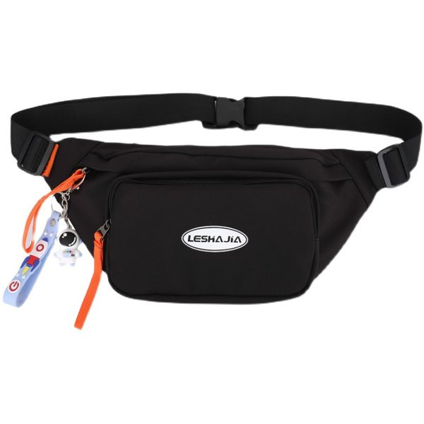 Meeste tekstiilist kott esitaskuga