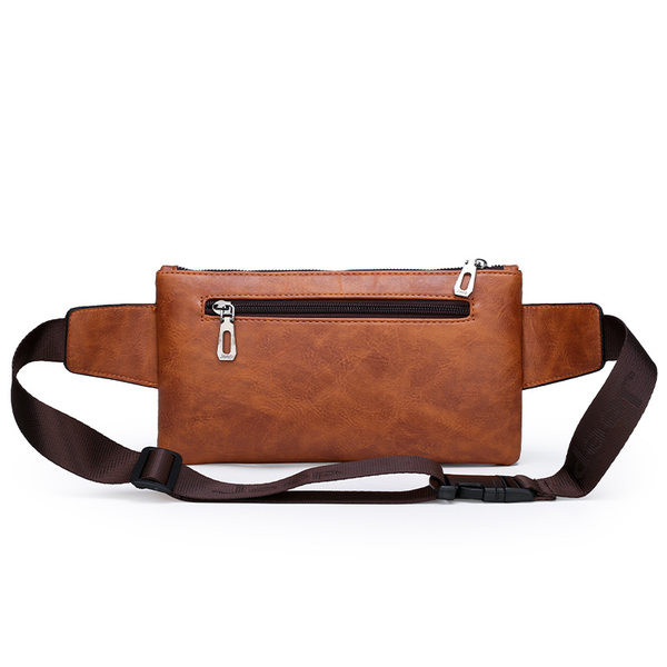 Meeste ökonahast tõmbluku ja kirjaga õlakott