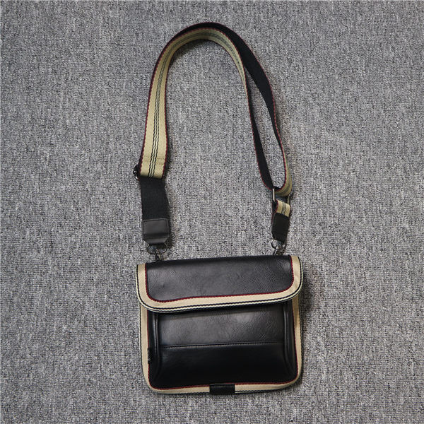 Uus mudel meeste kunstnahast õlakott must ja pruun