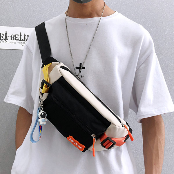 Meeste tekstiilist punkar käepidemega üle õla