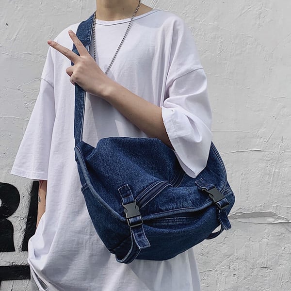 Meeste teksast õlakott