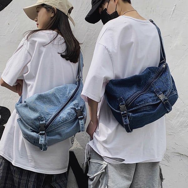 Meeste teksast õlakott