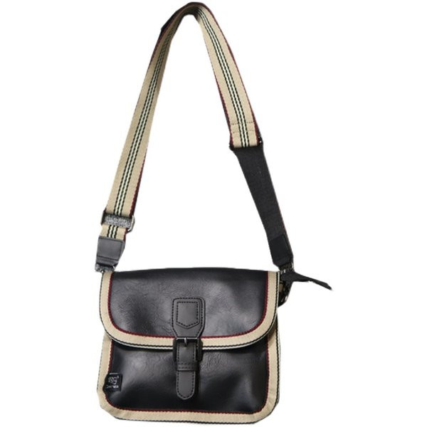 Jauna modeļa kvadrātveida vīriešu soma no eko ādas ar metāla aizdari