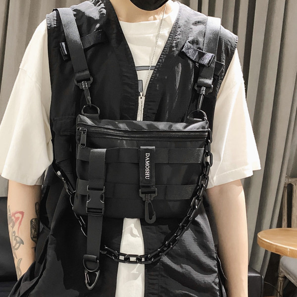 Maza tekstila soma ar vairākiem rokturiem