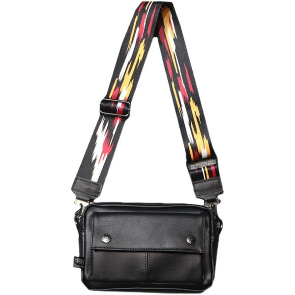 Vabaaja meeste kunstnahast kott esitaskuga