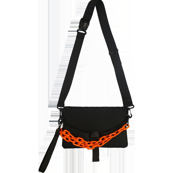 Vīriešu ikdienas soma ar ķēdīti un plastmasas aizdari