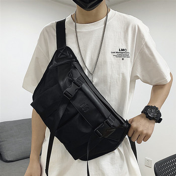 Нов модел мъжка чанта за през рамо с пластмасово закопчаване 