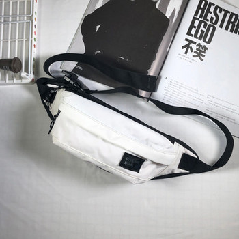 Ανδρική αθλητική τσάντα από ύφασμα με φερμουάρ