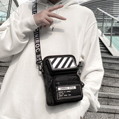 Väike tekstiilist kott pika sangaga