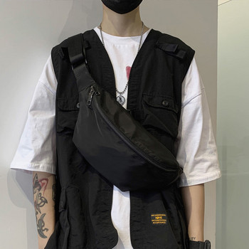 Ανδρική τσάντα απλό μοντέλο με φερμουάρ