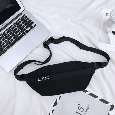 Sportlik ja igapäevane meeste tekstiilist kott - puhas mudel