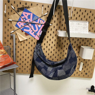 Καθημερινή υφασμάτινη τσάντα με φερμουάρ για άνδρες