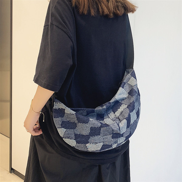 Καθημερινή υφασμάτινη τσάντα με φερμουάρ για άνδρες