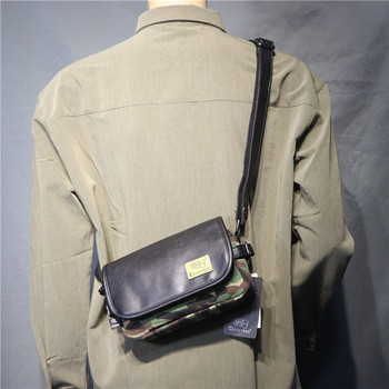 Нов модел мъжка камуфлажна чанта с емблема и дръжка за рамо