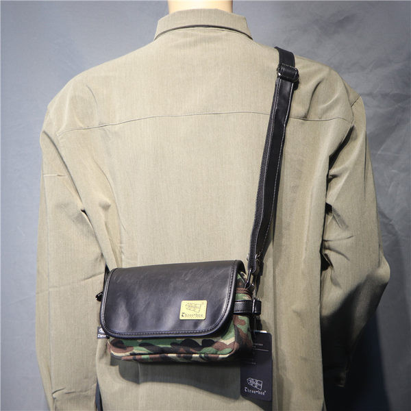 Jauna modeļa vīriešu kamuflāžas soma ar emblēmu un plecu rokturi