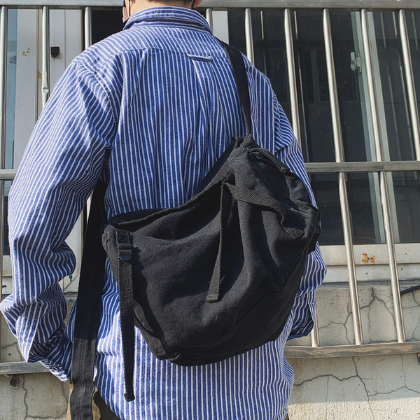 Tekstiilist õlakott - meestele