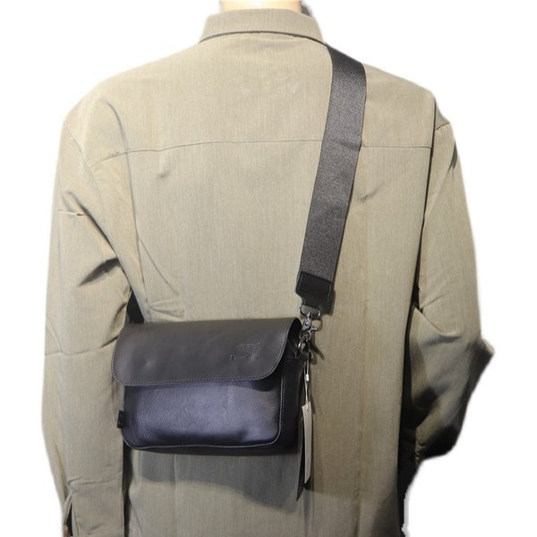 Uus mudel väike meeste nahast kott laia õlasangaga