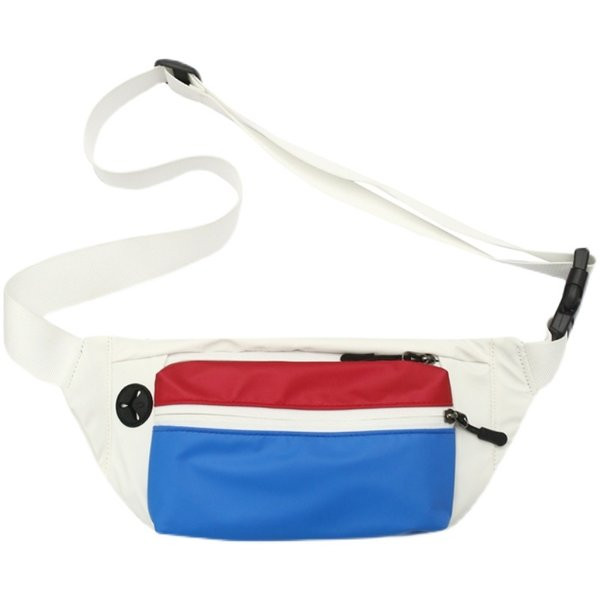 Színes férfi táska cipzárral