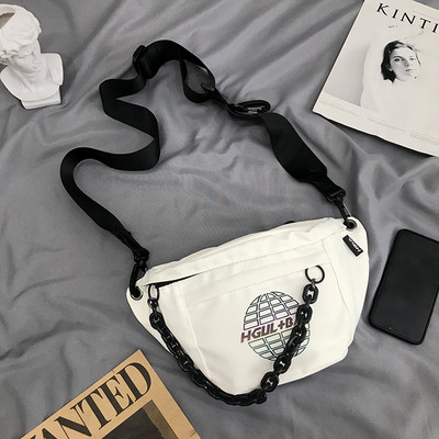 Igapäevane aplikatsiooni ja reguleeritava sangaga meestekott