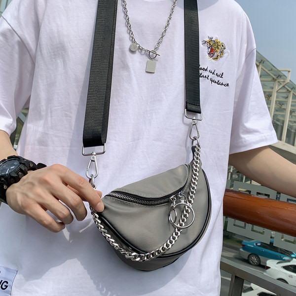 Moderna vīriešu soma ar rāvējslēdzējiem - četrās krāsās