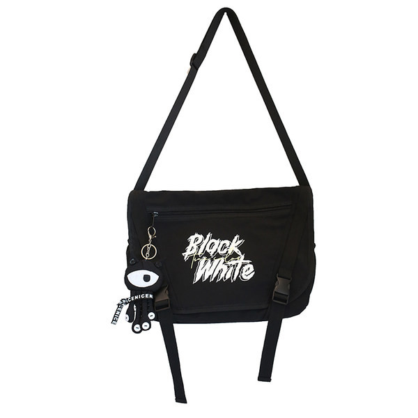 Tekstila plecu soma ar uzrakstiem - vīriešiem