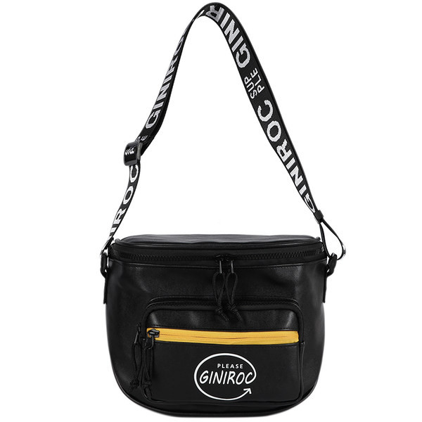 Vīriešu eko ādas soma ar uzrakstiem