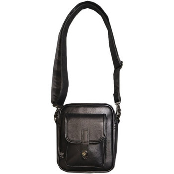 Ανδρική τσάντα casual από οικολογικό δέρμα με μπροστινή τσέπη