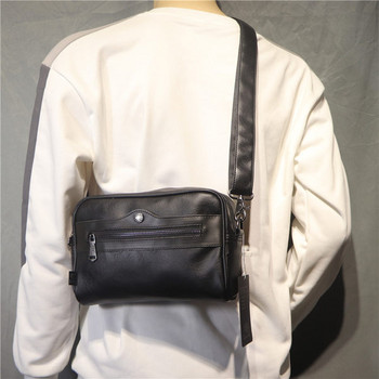 Нов модел мъжка чанта с регулируема дръжка от еко кожа