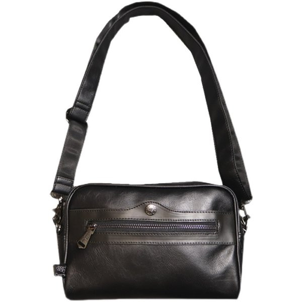 Jauna modeļa vīriešu soma ar regulējamu rokturi no eko ādas