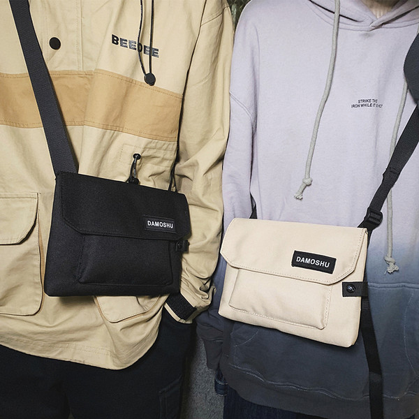 Ikdienas tekstila soma ar uzrakstu vīriešiem