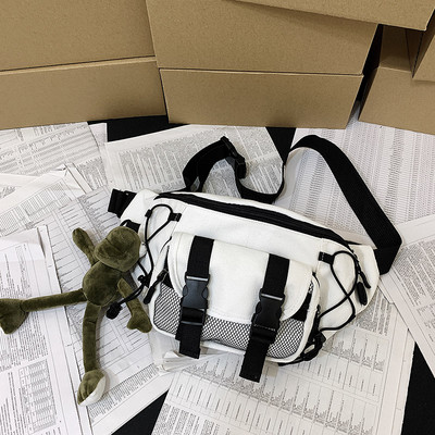 Kilekinnituse ja lipsudega meeste tekstiilist kott