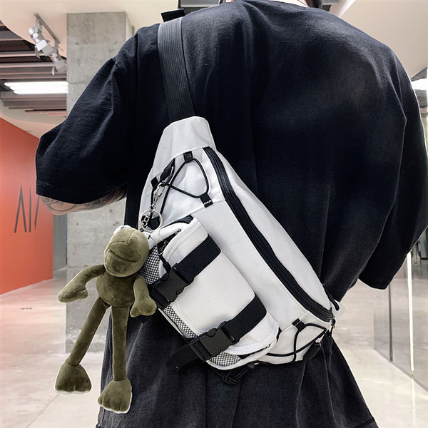 Kilekinnituse ja lipsudega meeste tekstiilist kott