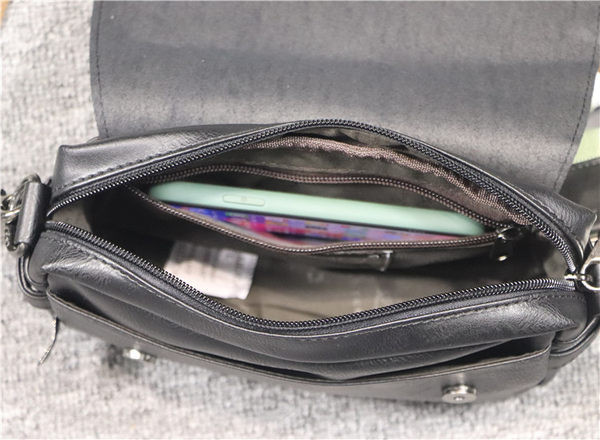 Casual δερμάτινη τσάντα από οικολογικό δέρμα για τον ώμο