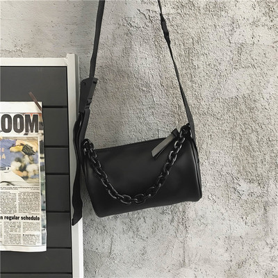 Metallist ketiga silindrikujuline meeste kott