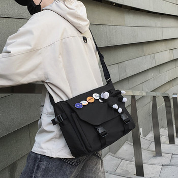 Мъжка ежедневна чанта с 3D елемент