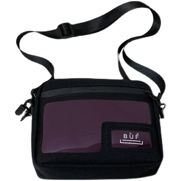 Ikdienas soma ar caurspīdīgu kabatu