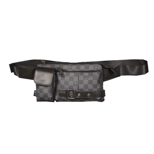 Jauns vīriešu panku modelis ar priekšējām kabatām un plecu rokturi